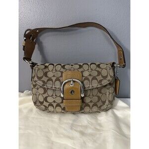 Vintage Coach Signature Soho Shoulder Hobo Bag Purse Dust Bag VTG Y2K Handbag